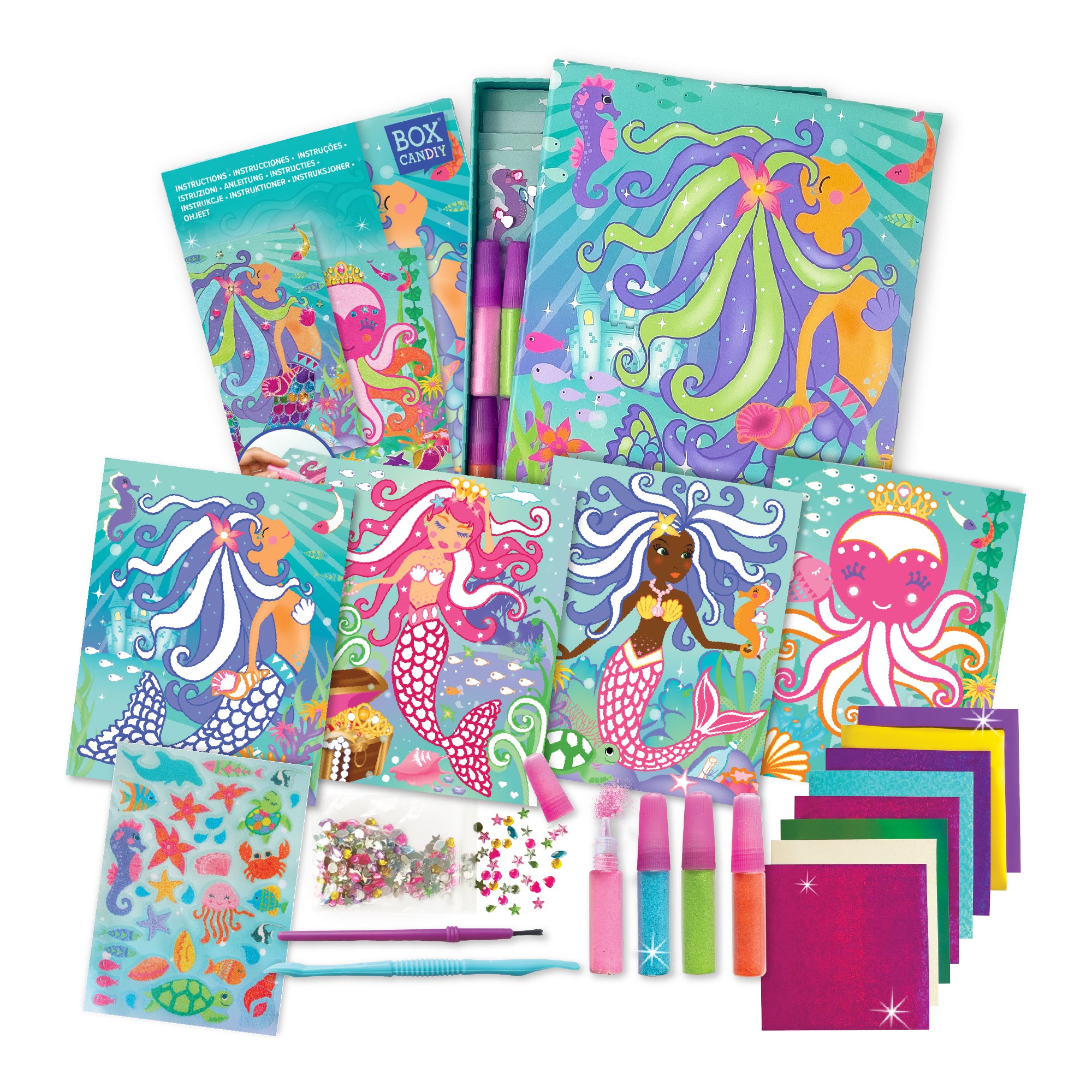 Mermaids Sand & Foil Art Set