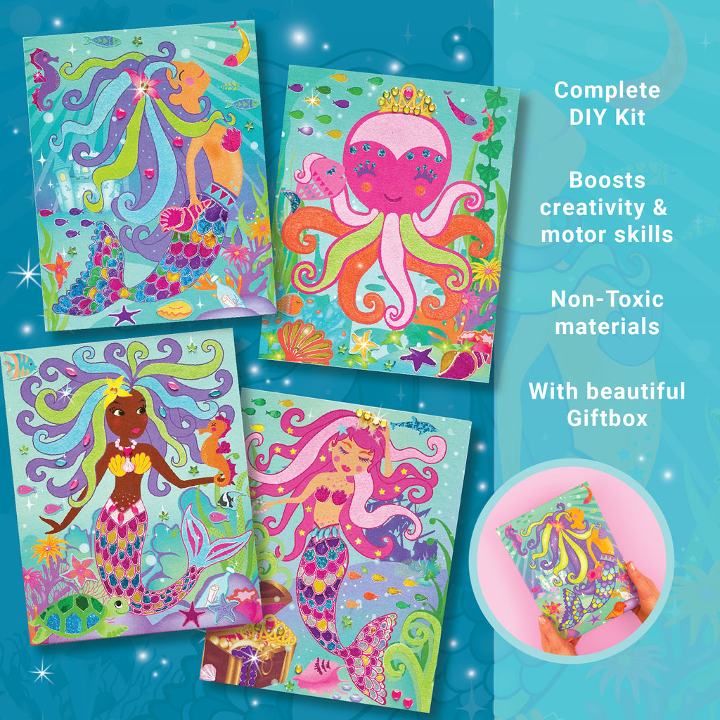 Mermaids Sand & Foil Art Set
