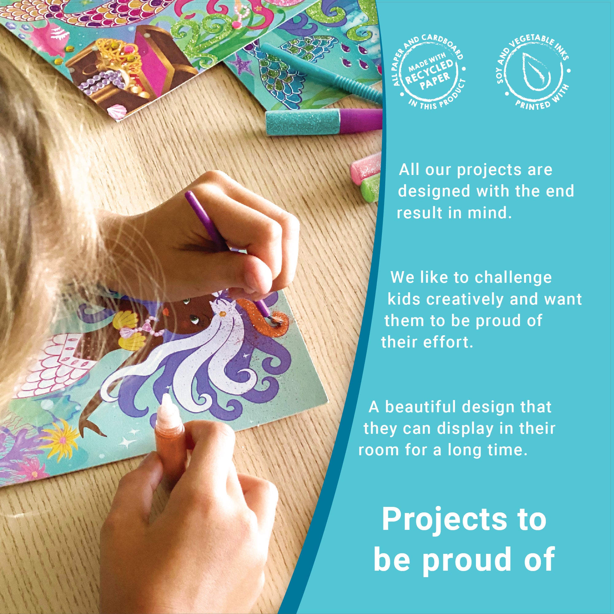 Mermaids Sand & Foil Art Set