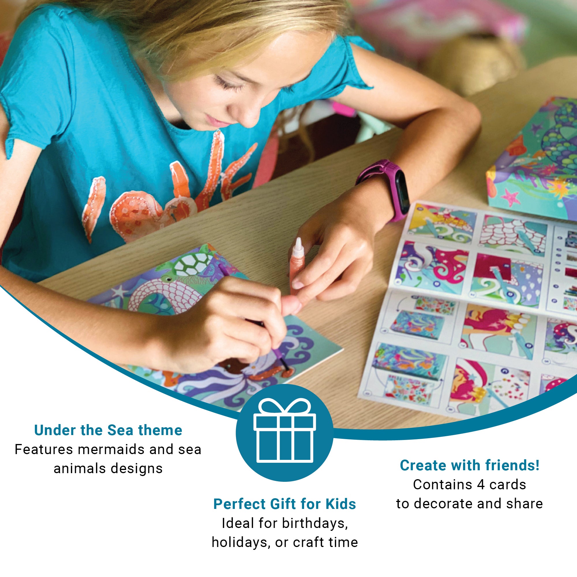 Mermaids Sand & Foil Art Set