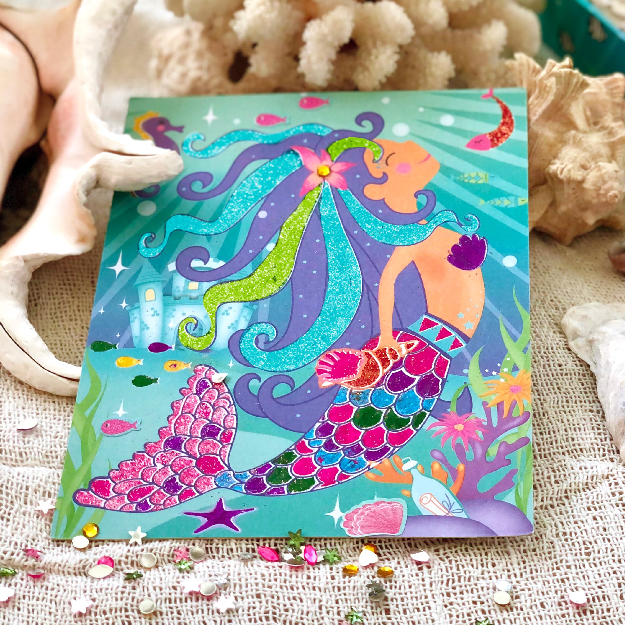 Mermaids Sand & Foil Art Set
