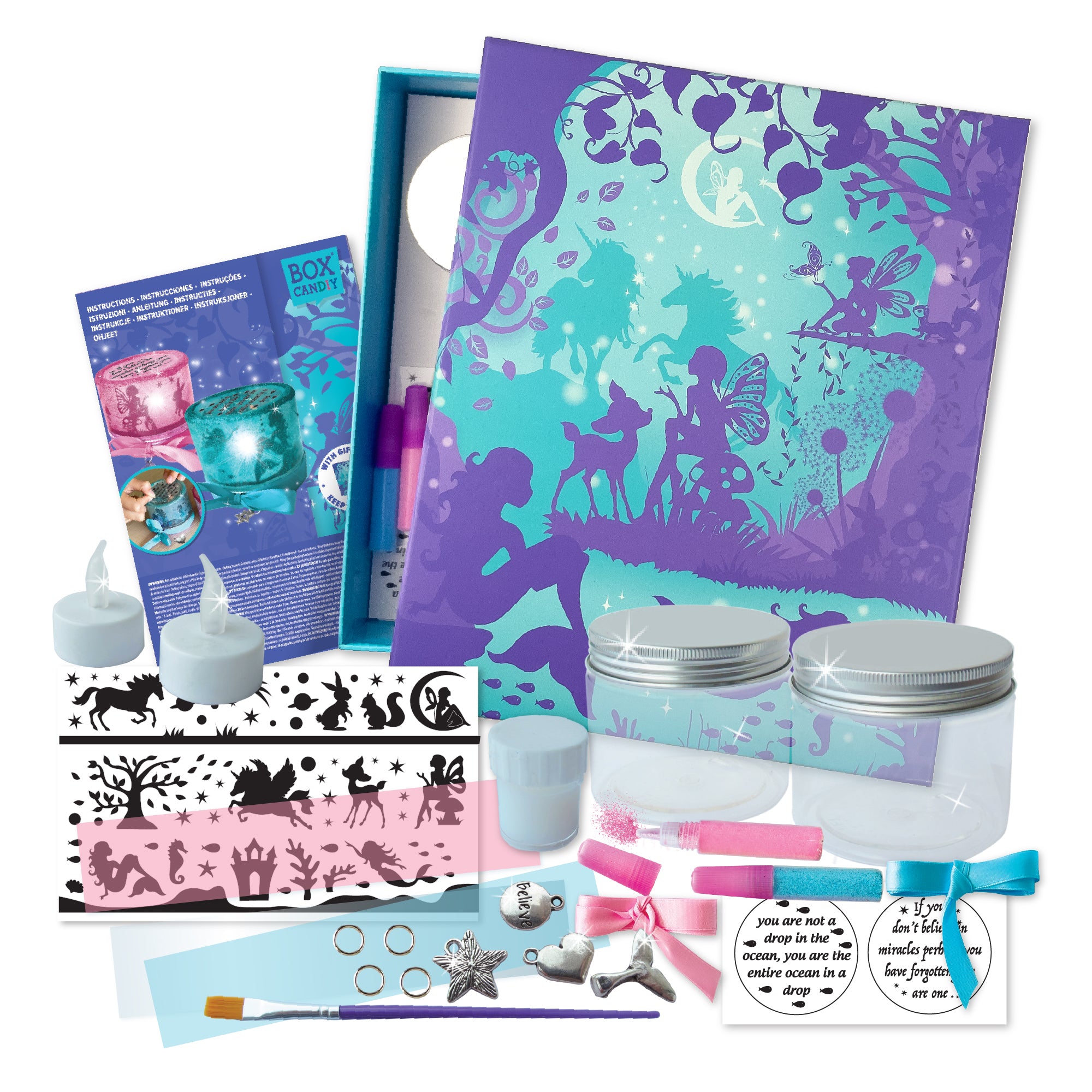 Twilight Night Light Jars Set