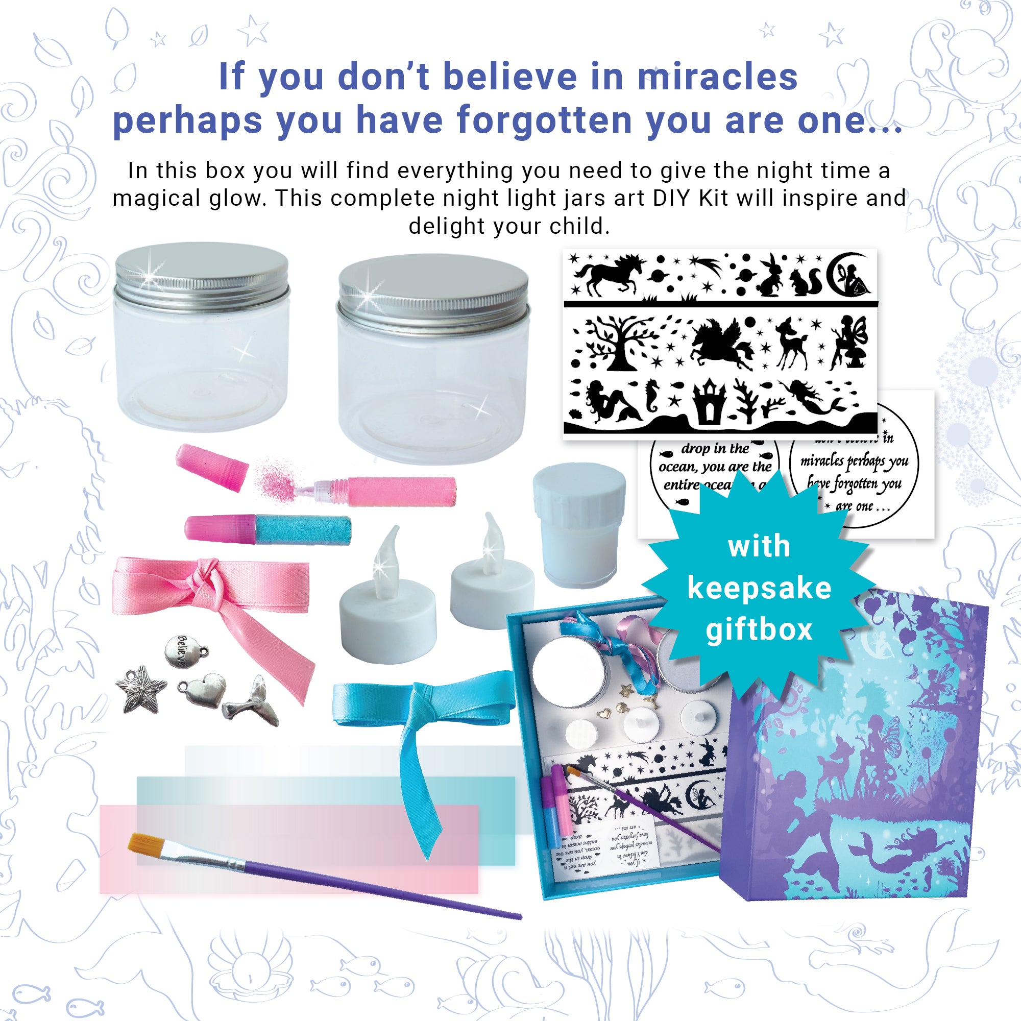 Twilight Night Light Jars Set
