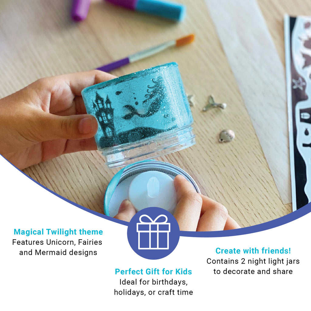 Twilight Night Light Jars Set