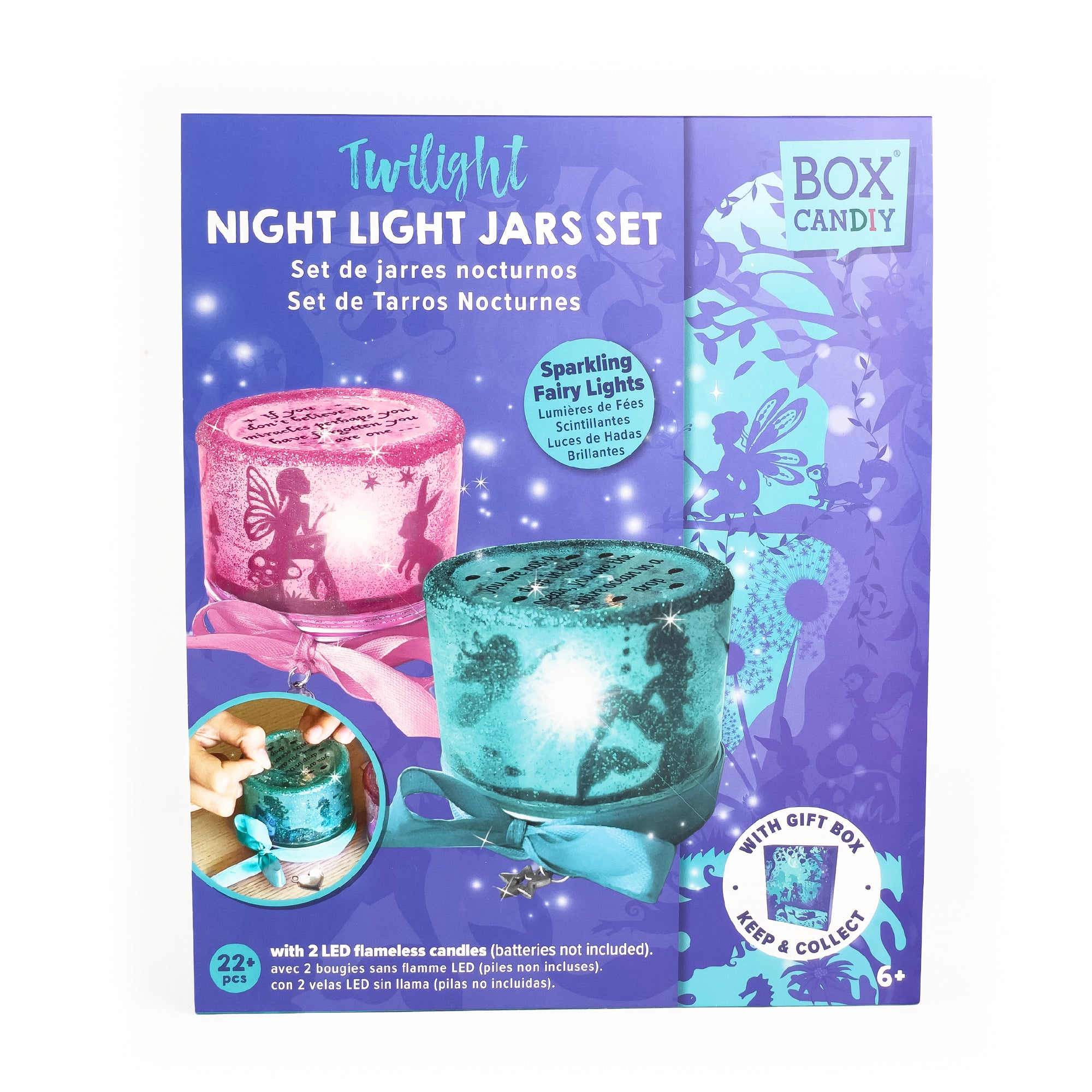Twilight Night Light Jars Set