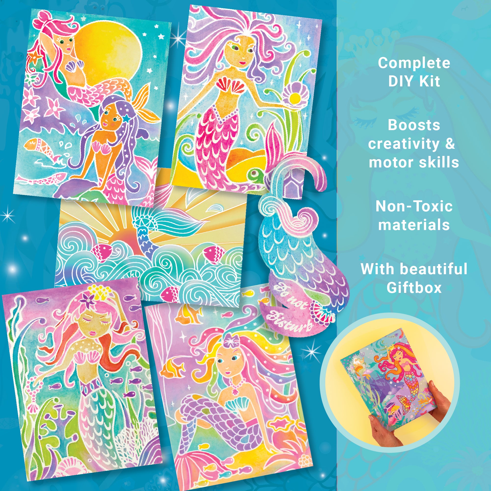 Mermaids Watercolour Art Set