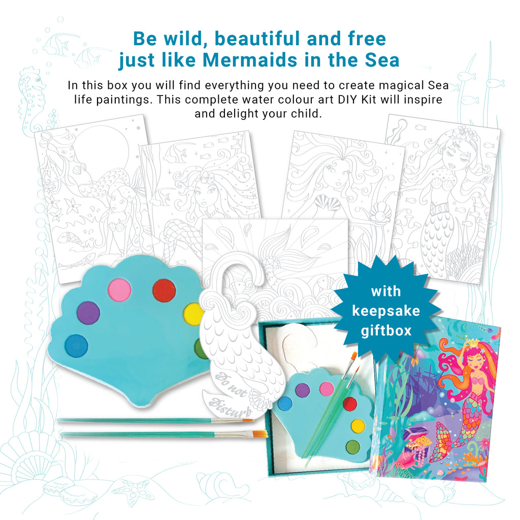 Mermaids Watercolour Art Set