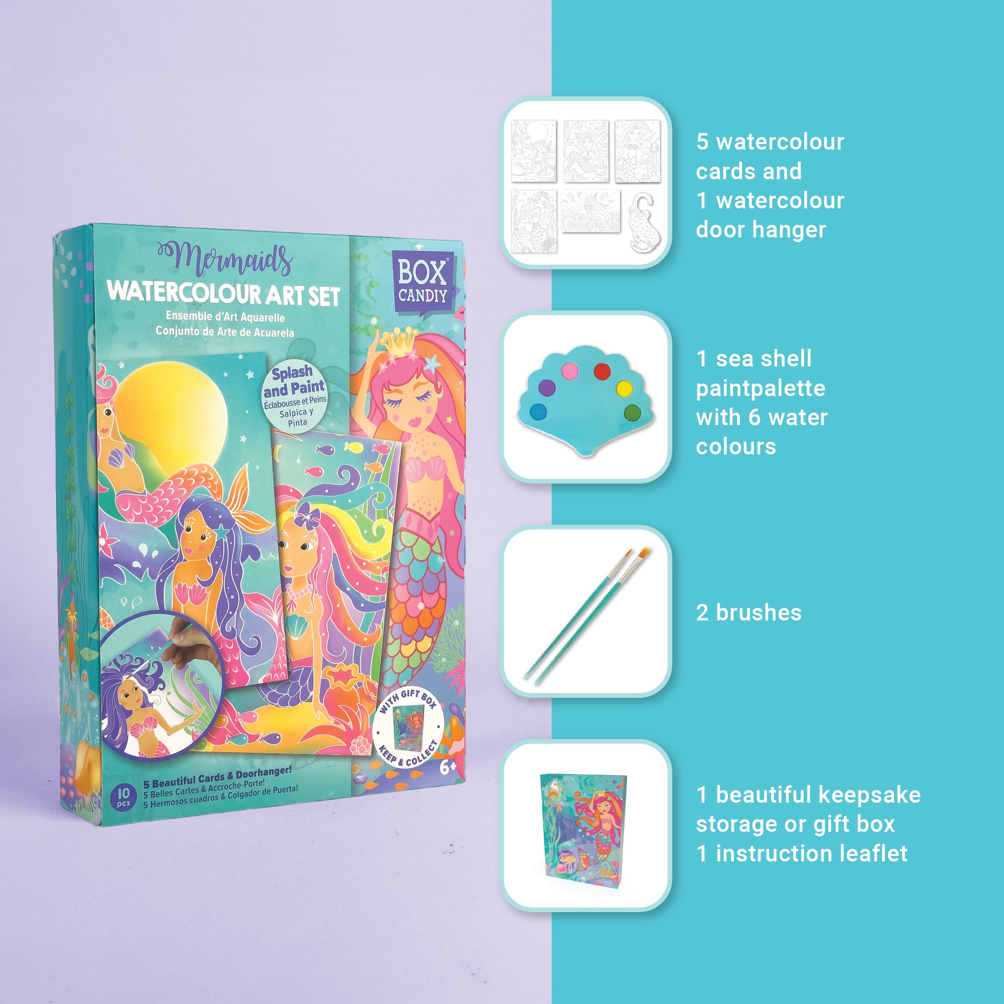 Mermaids Watercolour Art Set