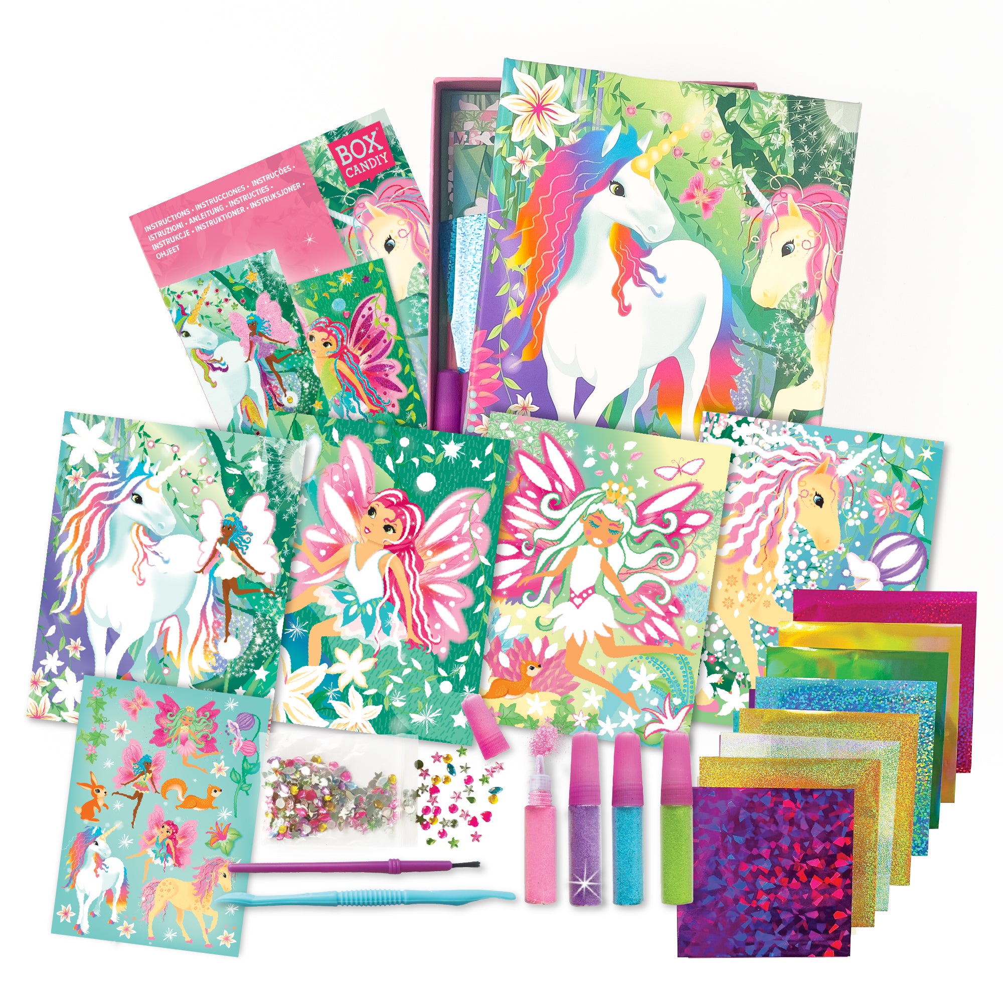 Magical Unicorns Sand & Foil Art Set