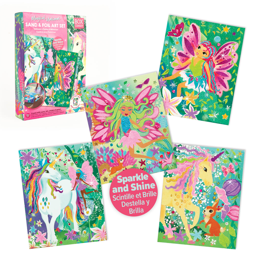 Magical Unicorns Sand & Foil Art Set