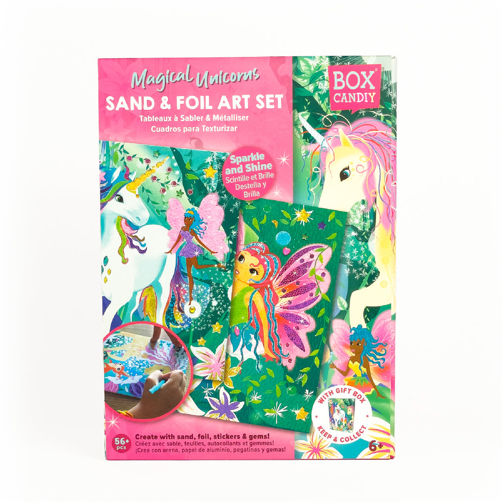 Magical Unicorns Sand & Foil Art Set
