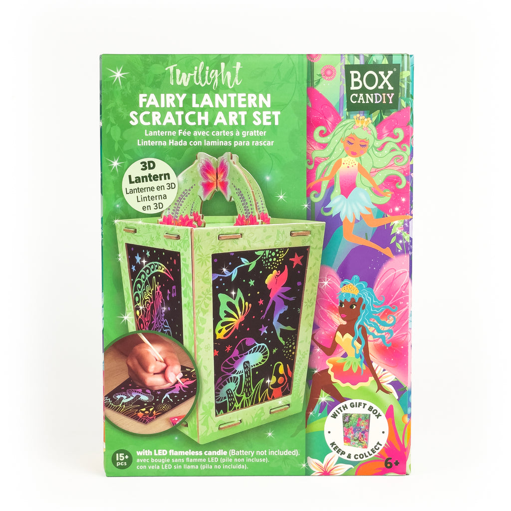 Twilight Fairy Lantern Scratch Art Set