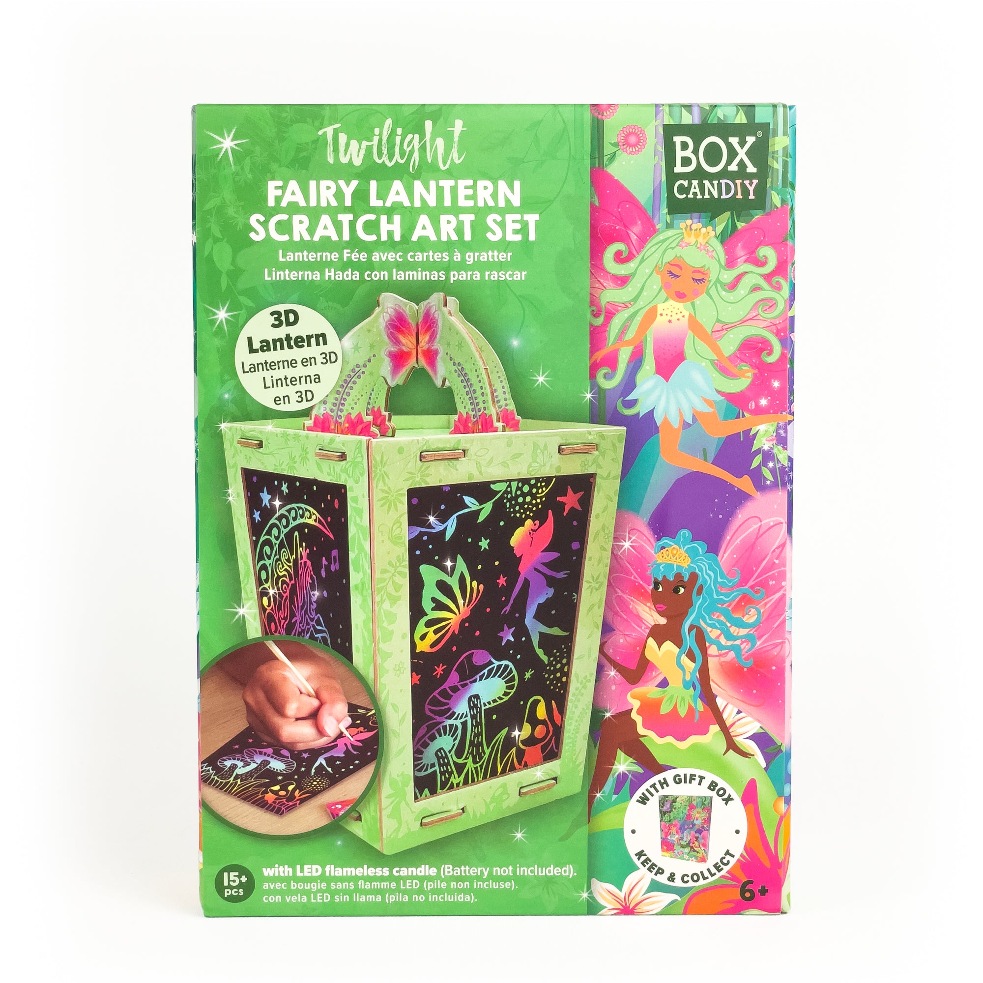 Twilight Fairy Lantern Scratch Art Set