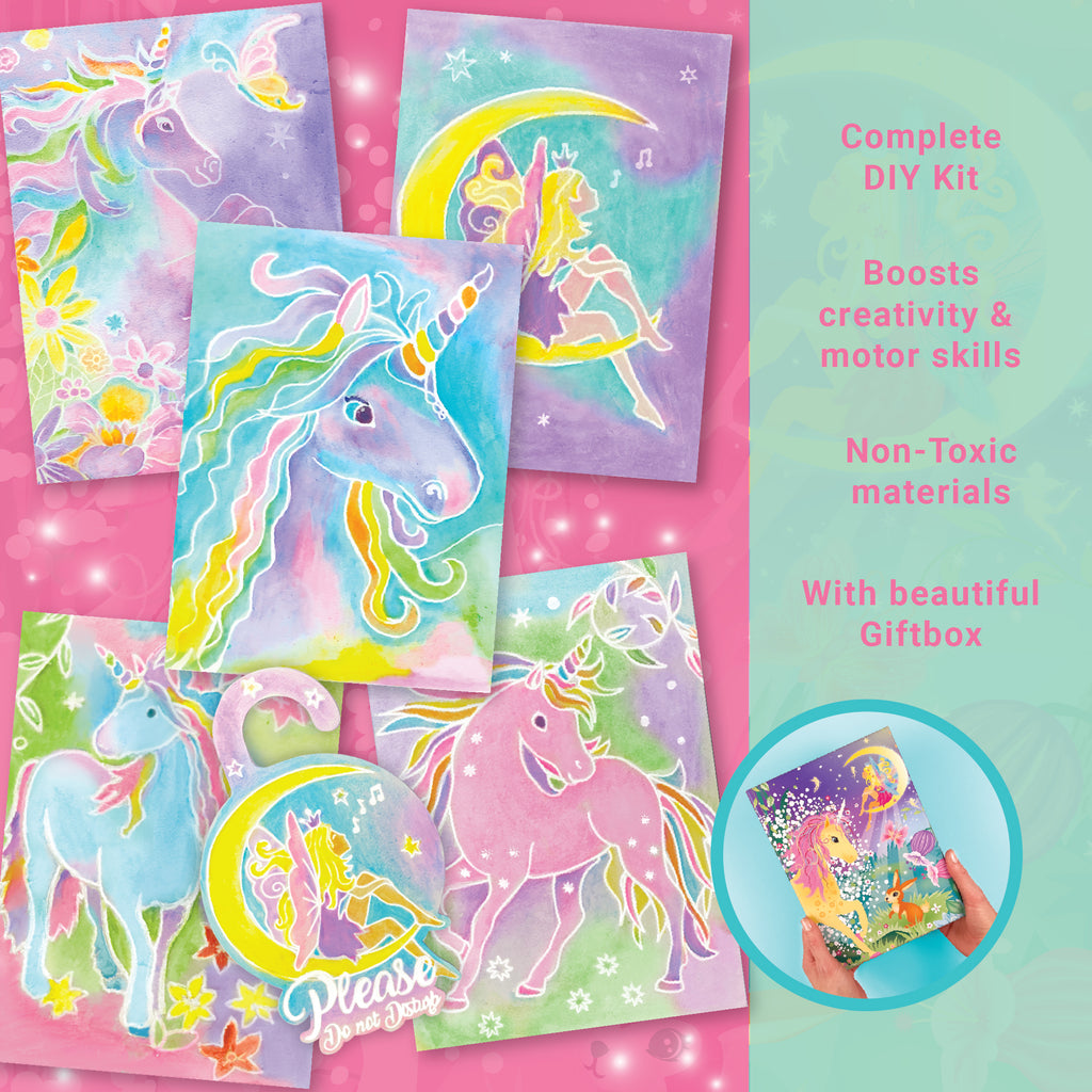 Magical Unicorns Watercolour Art Set