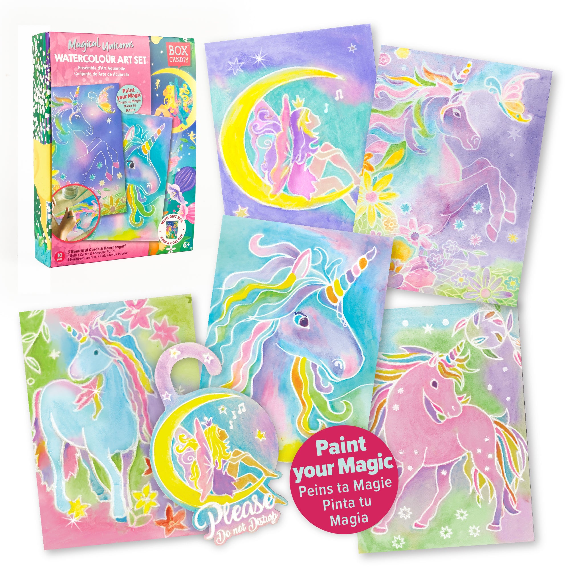 Magical Unicorns Watercolour Art Set