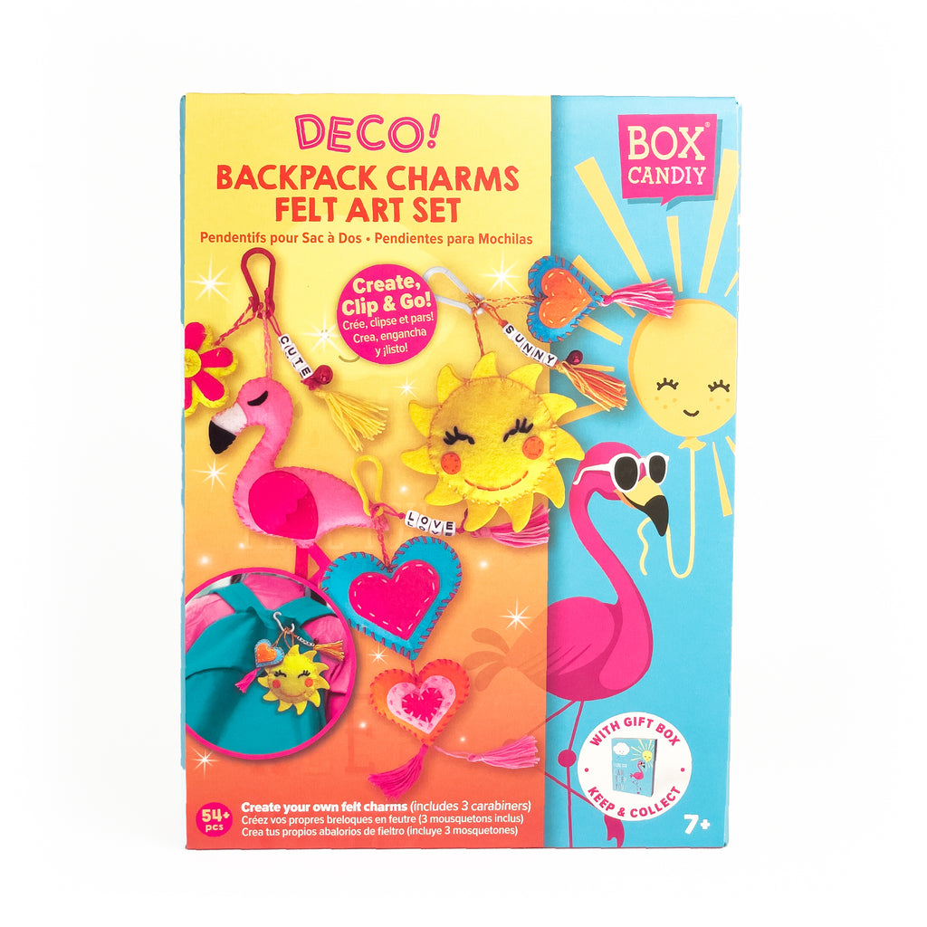 Deco Backpack Charms Felt Art Set
