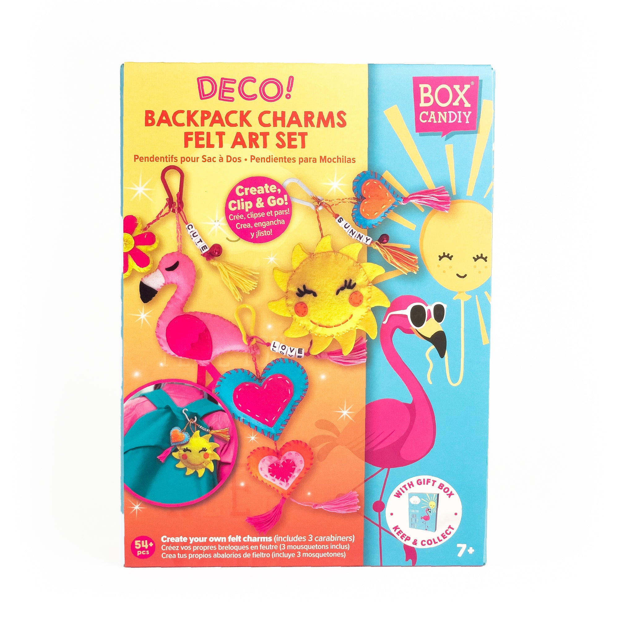 Deco Backpack Charms Felt Art Set