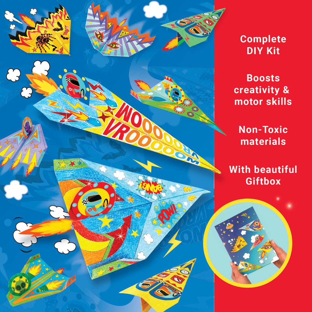 Paper Planes Colour-in Paper Planes