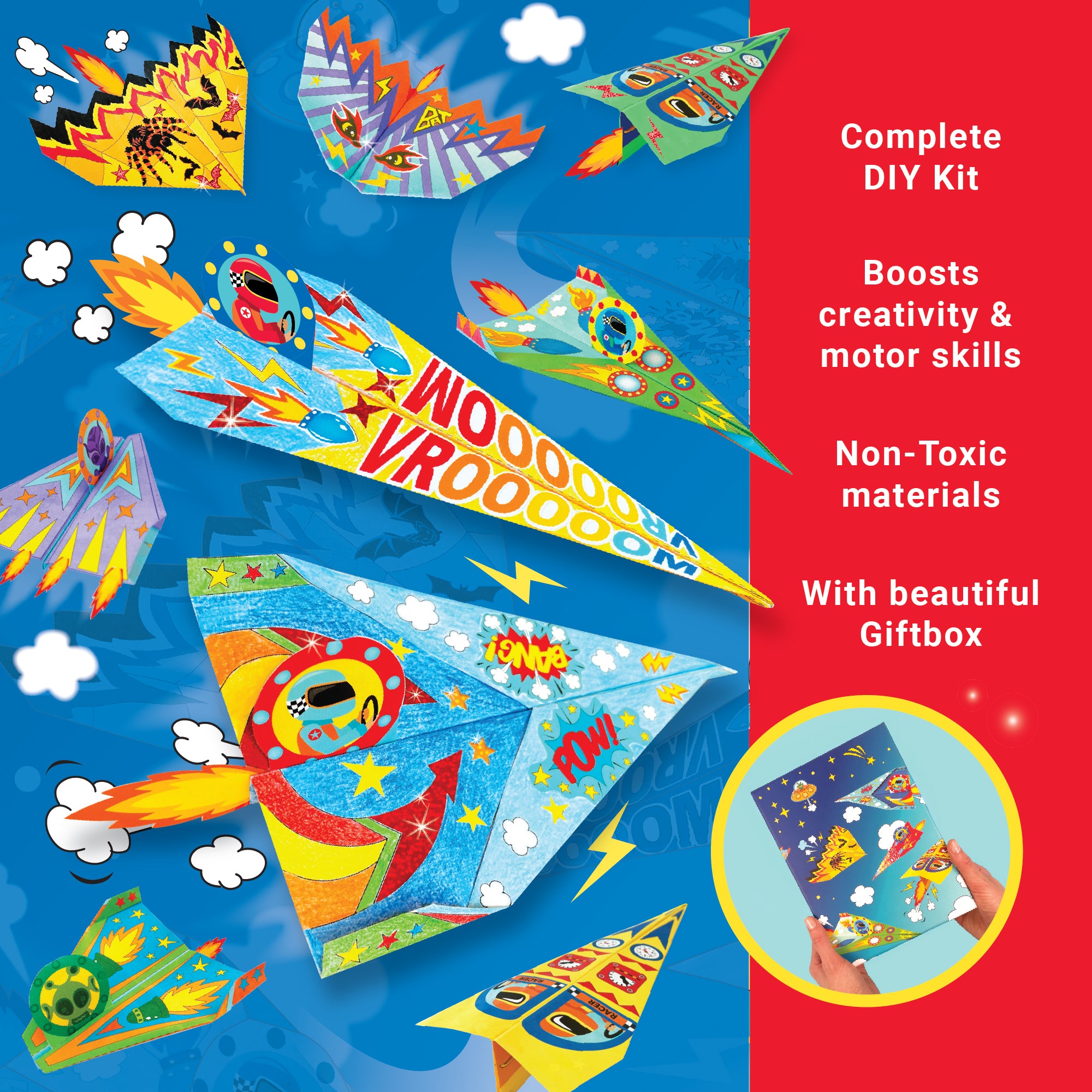 Paper Planes Colour-in Paper Planes