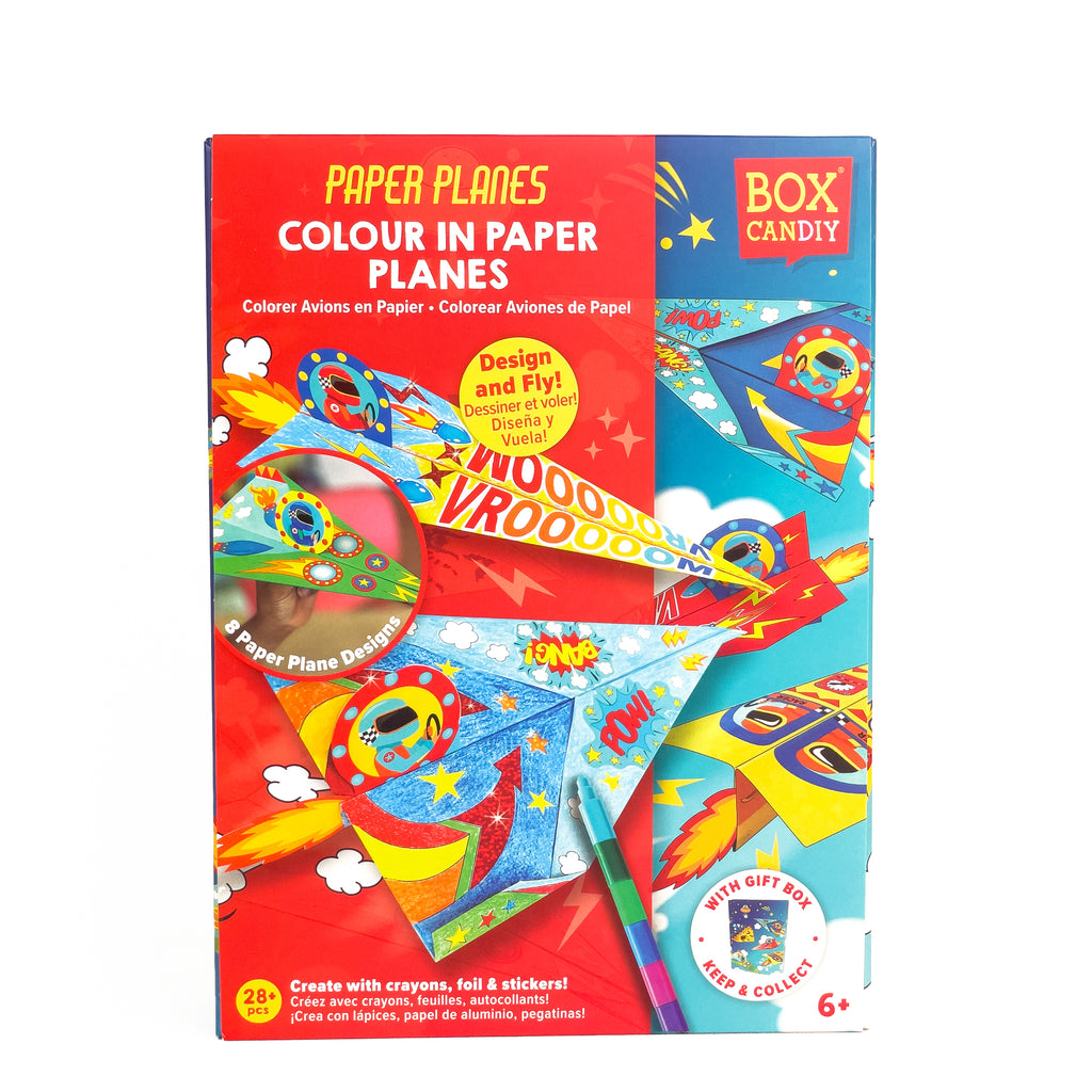 Paper Planes Colour-in Paper Planes