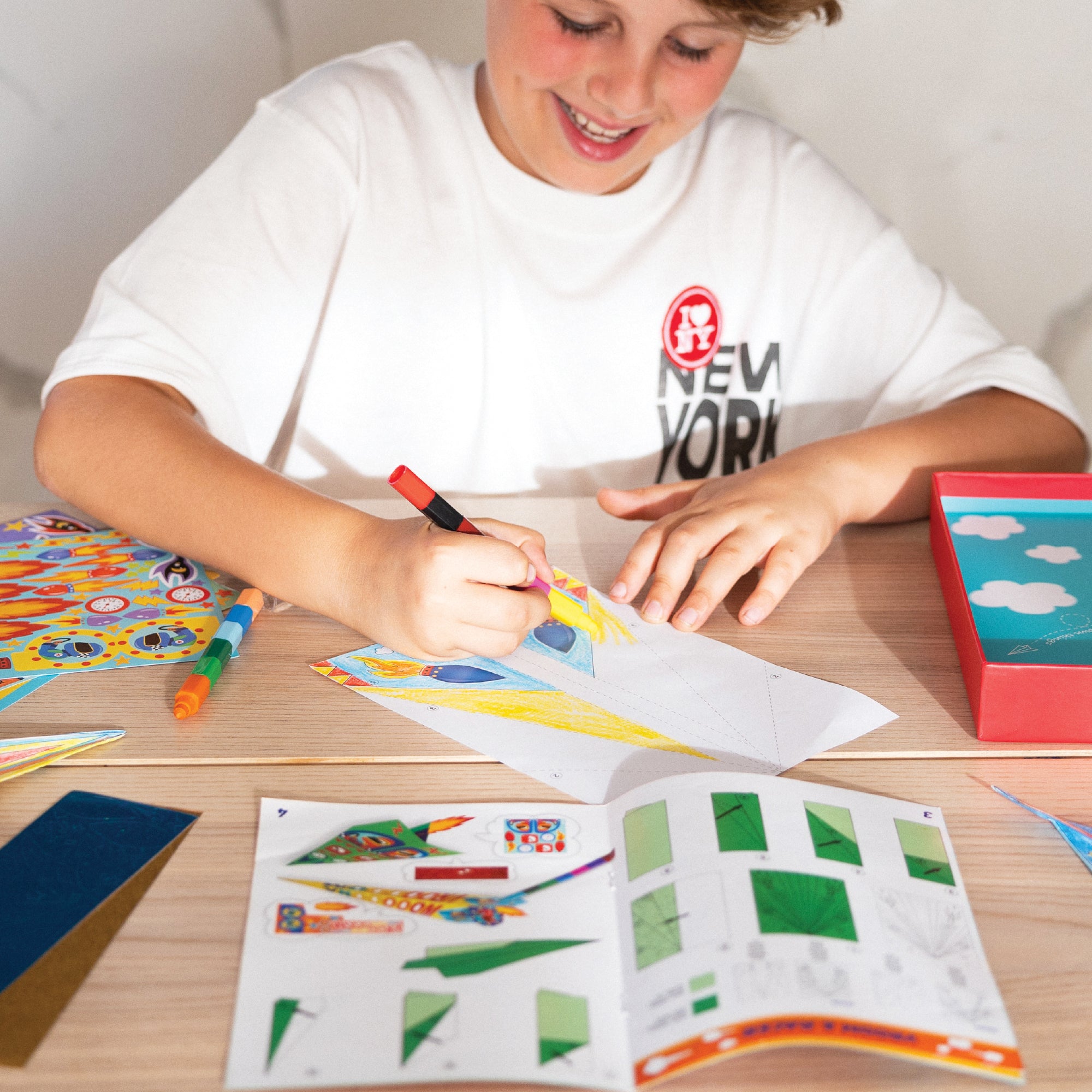 Paper Planes Colour-in Paper Planes