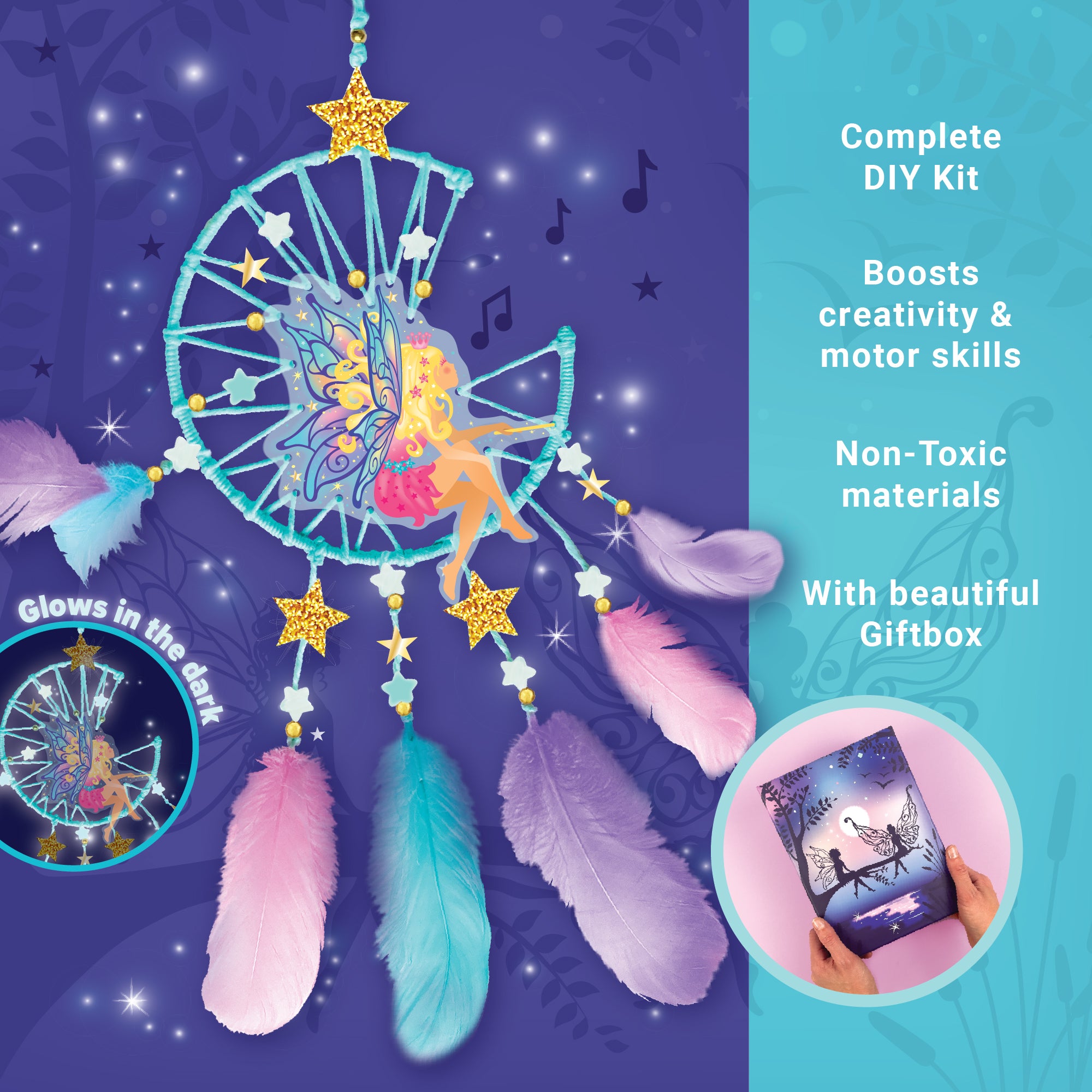 Magical Forrest Glow In The Dark Dreamcatcher