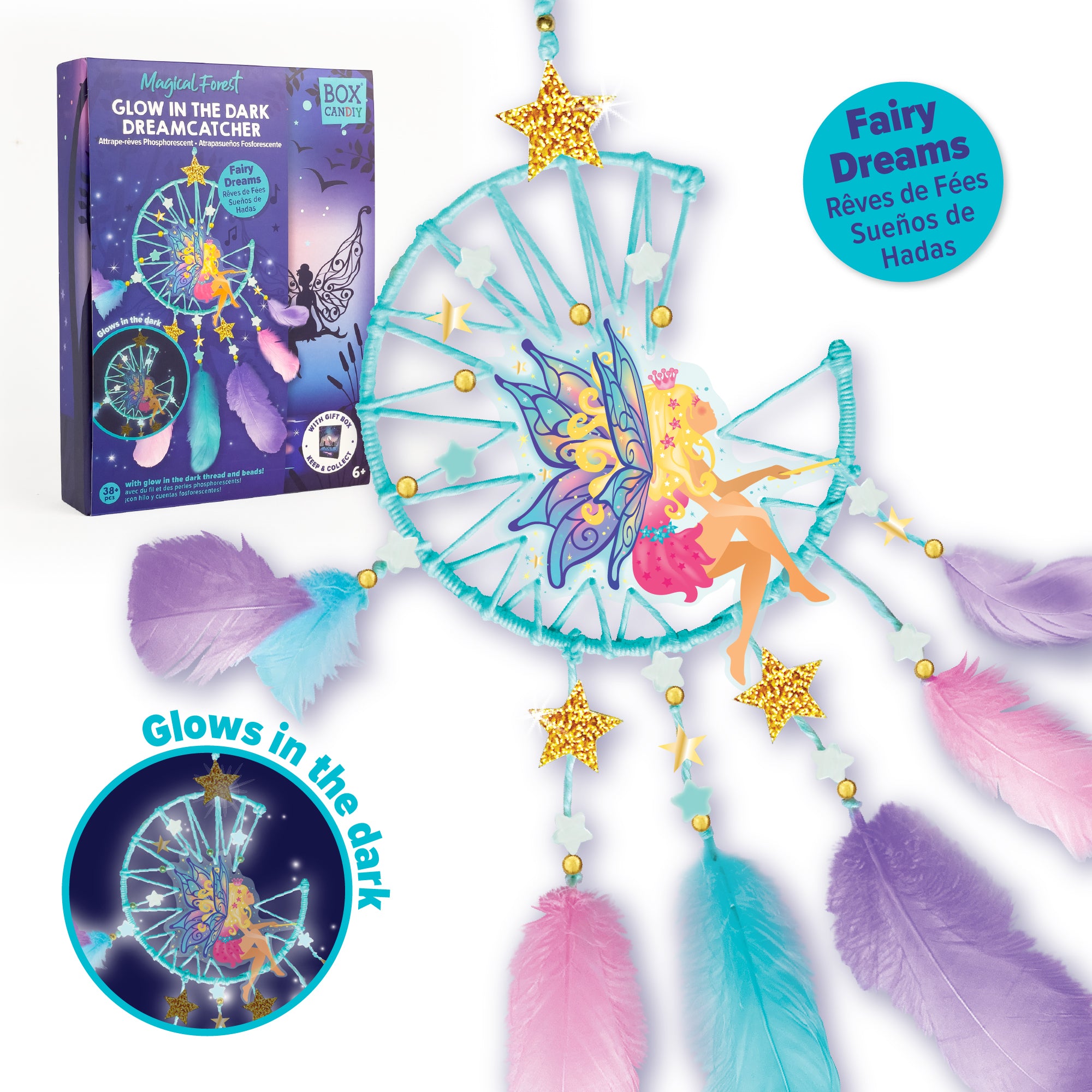 Magical Forrest Glow In The Dark Dreamcatcher