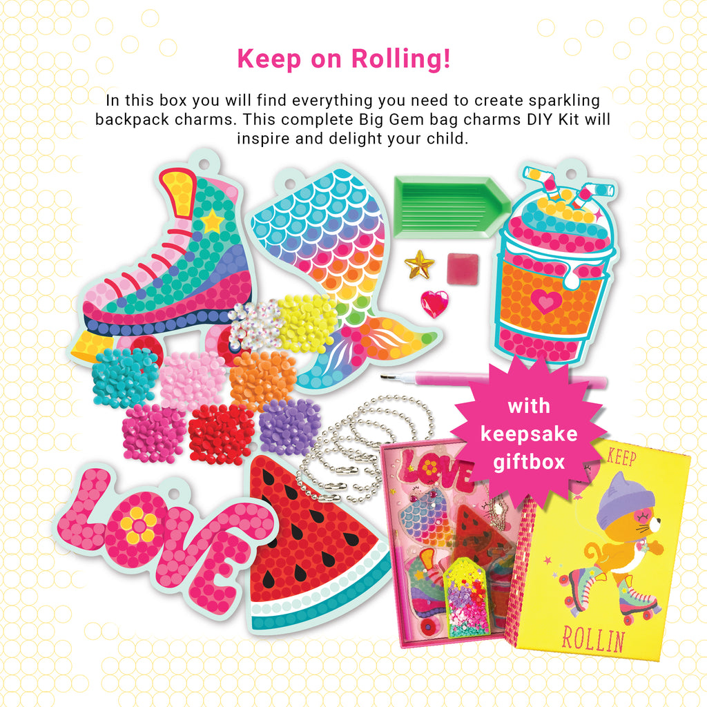 Deco Big Gem Bag Charms