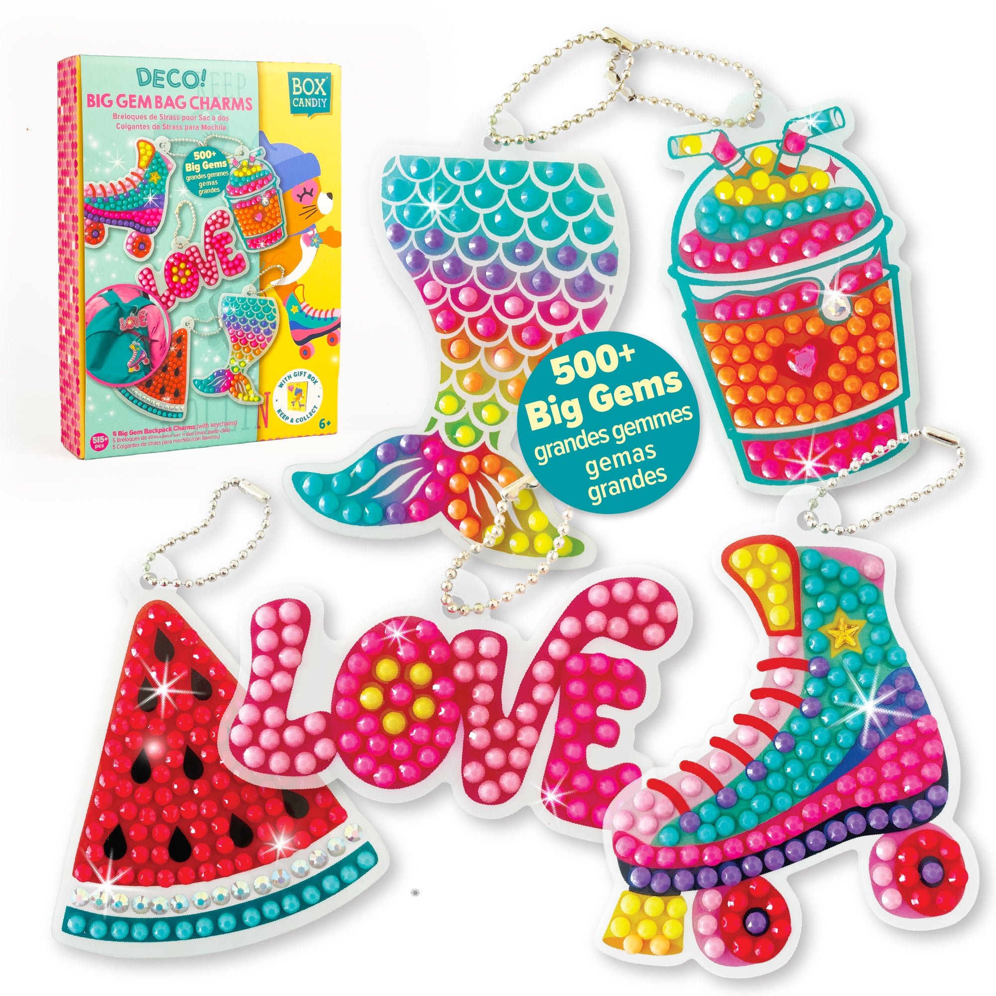 Deco Big Gem Bag Charms