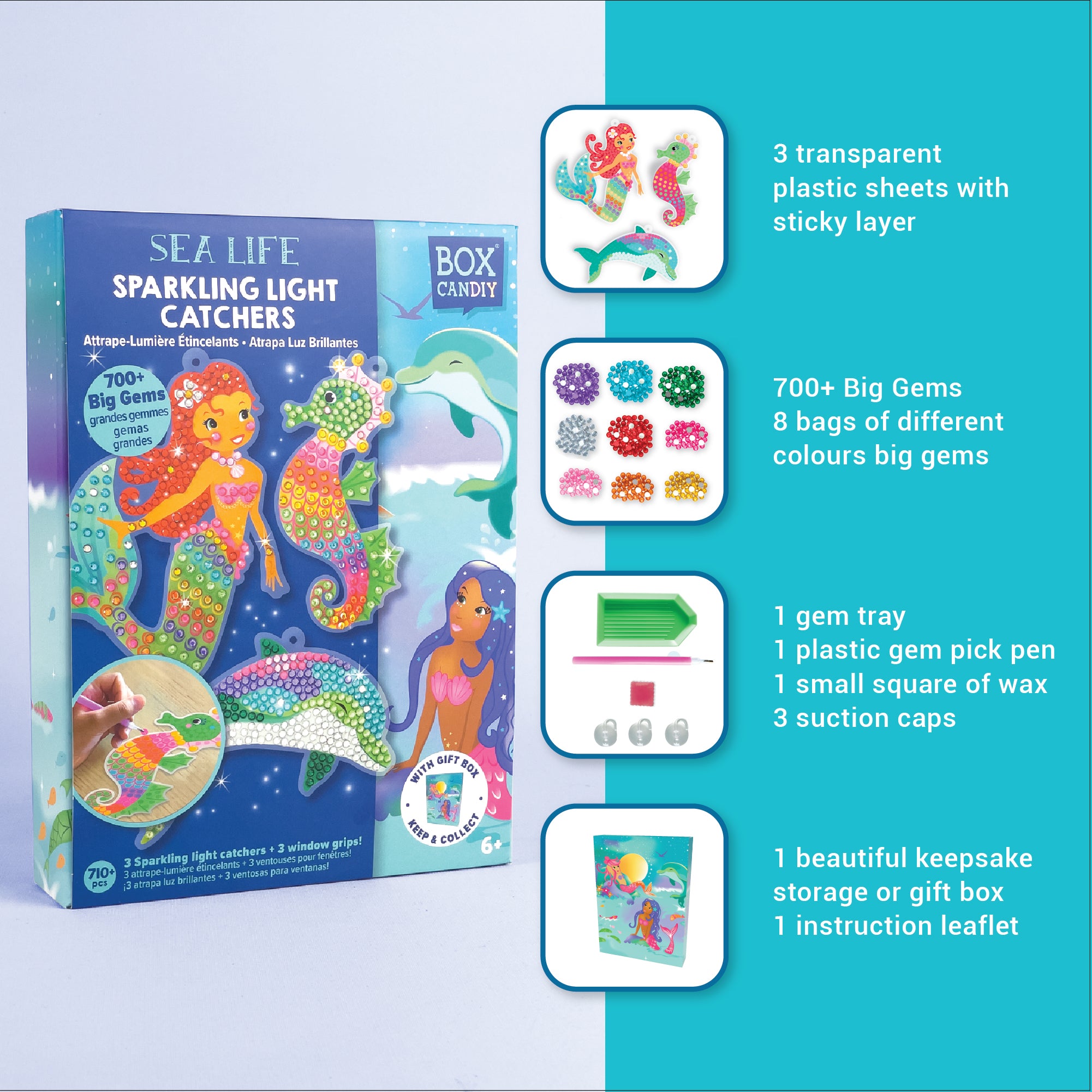 Sea Life Sparkling Light Catchers