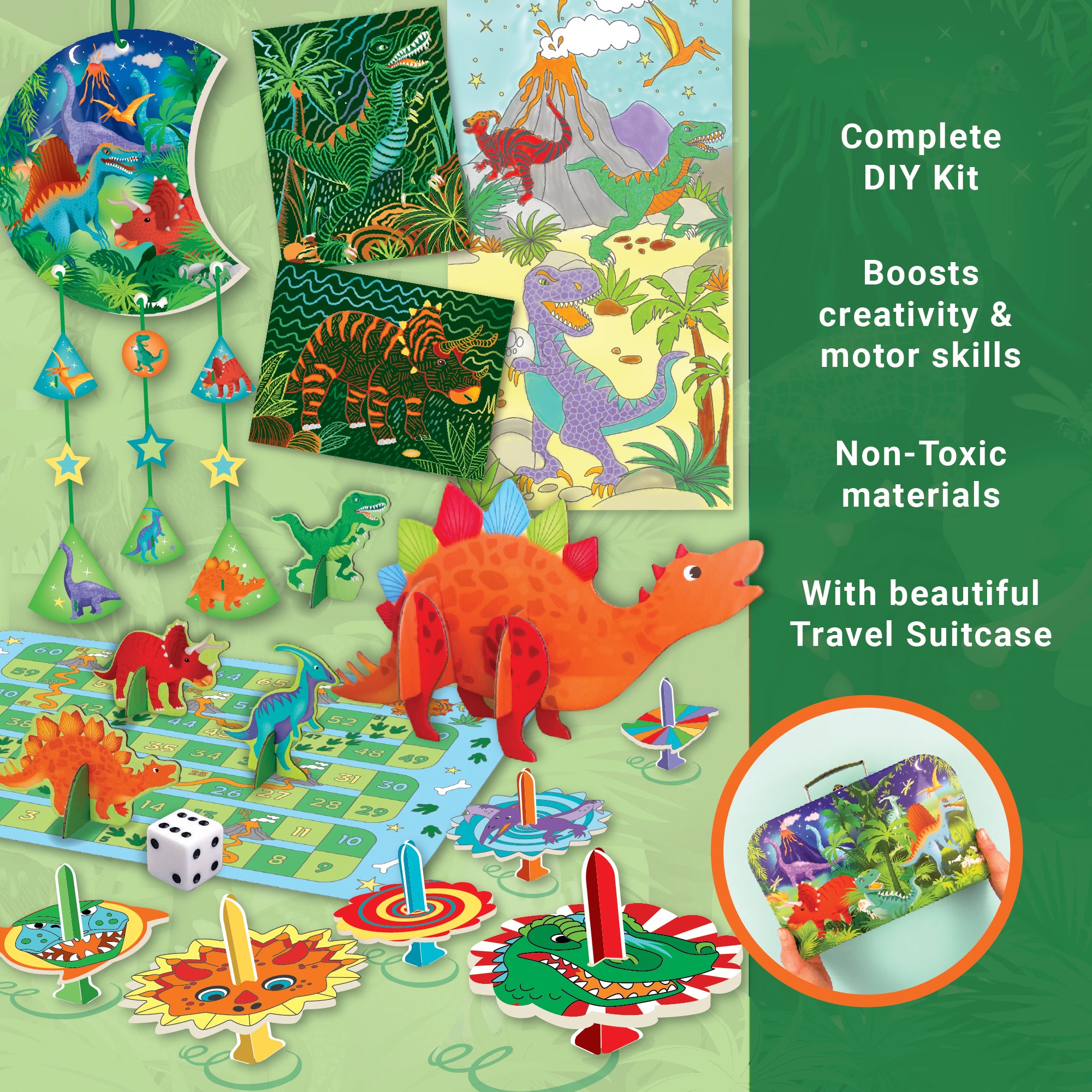 Dino Adventure Activity Suitcase