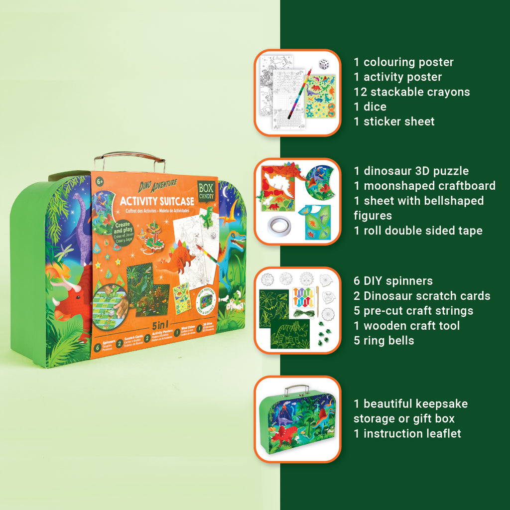 Dino Adventure Activity Suitcase
