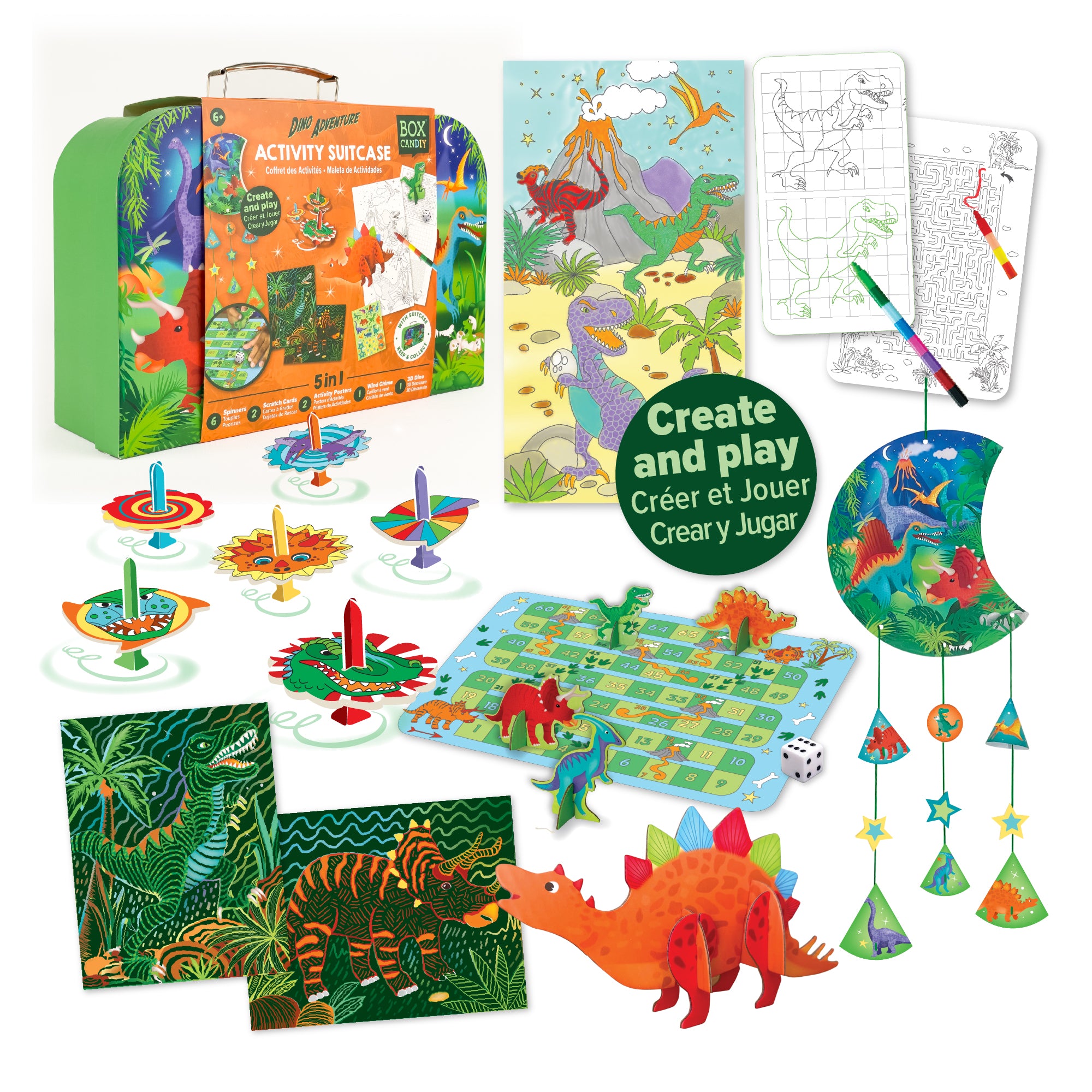 Dino Adventure Activity Suitcase