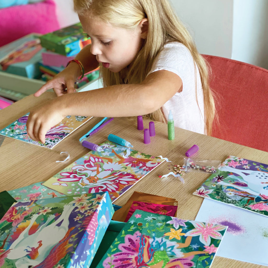 Magical Unicorns Sand & Foil Art Set